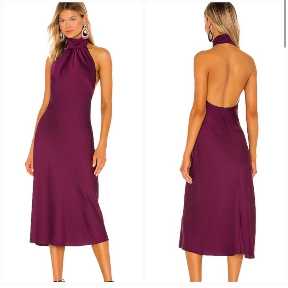 Lovers and Friends - Raya midi dress in purple size small